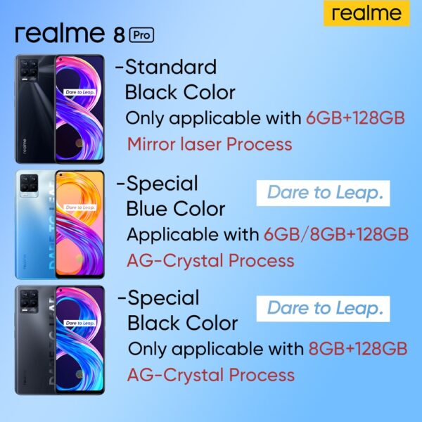 realme 8 Pro 108MP Camera Global Russian Version Snapdragon 720G 6.4'' AMOLED 50W Super Dart Charge 2