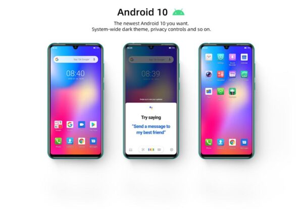 Global Version DOOGEE N20 Pro 6GB RAM 128GB ROM Android 10 OS Smartphone Quad Camera Mobile Phones Helio P60 Octa Core 6.3 6