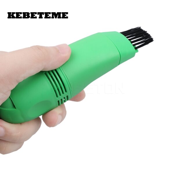 KEBETEME 1pcs Keyboard Cleaner USB Mini Vacuum Dust Machine For Computer Laptop PC 1