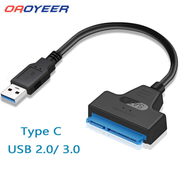 Usb Sata Cable Sata 3 To Usb 3.0 Adapter Computer Cables Connectors Usb Sata Adapter Cable Support 2.5 Inches Ssd Hdd Hard Drive 1