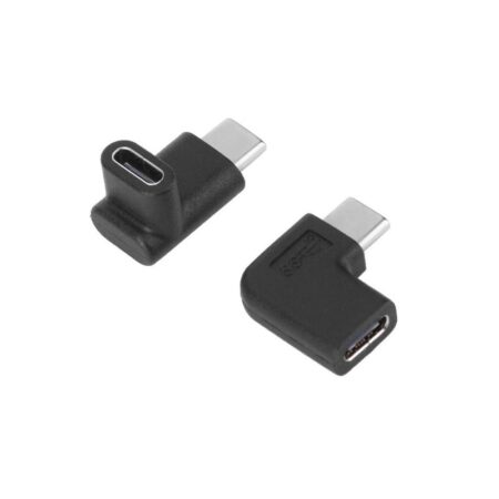 90 Degree Right Angle Left Angle USB 3.1 Type C Male to Female USB-C Converter Adapter for Smart Phone 1