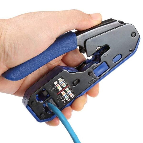 Rj45 Tool Network Crimper Cable Stripping Plier Stripper for Rj45 Cat6 Cat5E Cat5 Rj11 Rj12 Connector 3