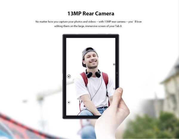 Blackview  Dual 4G VoLTE Tablet Phone 2in1 Tablet Smartphone Octa Core 10.1 Inch 4GM+64GM Android 10.0 6580mAh Face Unlock Tab 8 4