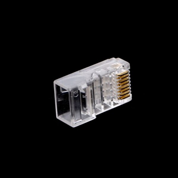 100Pcs RJ45 8-Pin Connector CAT6 Network Cable Modular Ethernet Crystal Plugs Dropshipping 6