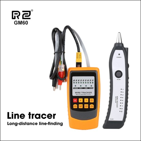 RZ Wire Tracker Network Cable Tester Power Cable Detector Line Finder Telephone Wire Tracker Tracer Diagnose Tone Tools 1