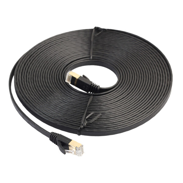Universal 10Gbps Cable Network Internet Flat Patch Cat7 Ethernet RJ45 LAN Cord for Household Computer Safety Parts 2