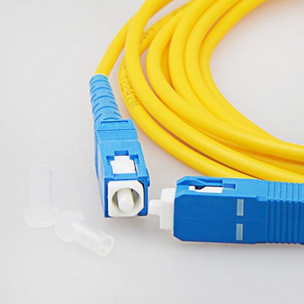 OUTEST SC to SC Fiber Patch Cord Jumper Cable SM Simplex Single Mode Optic for Network 3m 4