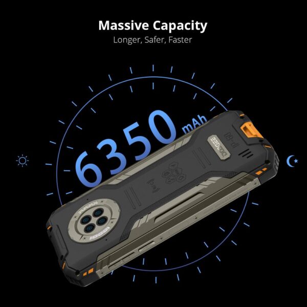 DOOGEE S96 Pro mobile phone Smartphone 48MP Round Quad Camera 20MP Infrared Night Vision Helio G90 Octa Core 8GB+128GB 6350mAh 5