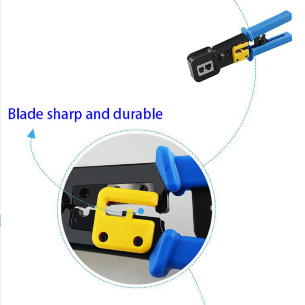 OULLX RJ45 Crimper Hand Network Tools Pliers RJ12 cat5 cat6 8p8c Cable Stripper Pressing Clamp Tongs Clip Multi Function 5