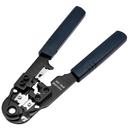 Cable Crimper,8P8C Rj45 Ethernet Connector Crimp Computer Hand Tools Multifunction Wire Pliers, Stripping, Thread Trimming 1