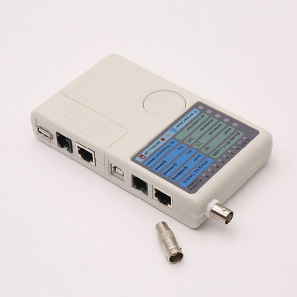 RJ11 RJ45 USB BNC LAN Network Cable Tester Remote LAN Cables Tracker Detector 4 in 1 Fast Tester Tool 5