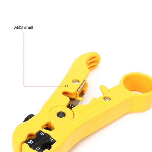 Wire Stripper Crimper Pliers Crimping Cutter Multi-function Electric Stripping Tools Cable Pliers For UTP STP RG59 RG6 RG7 RG11 3