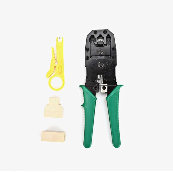 Computer Network Repair Tool Kit LAN Cable Tester Wire Cutter Screwdriver Pliers Crimping Maintenance Tool Set Bag 3