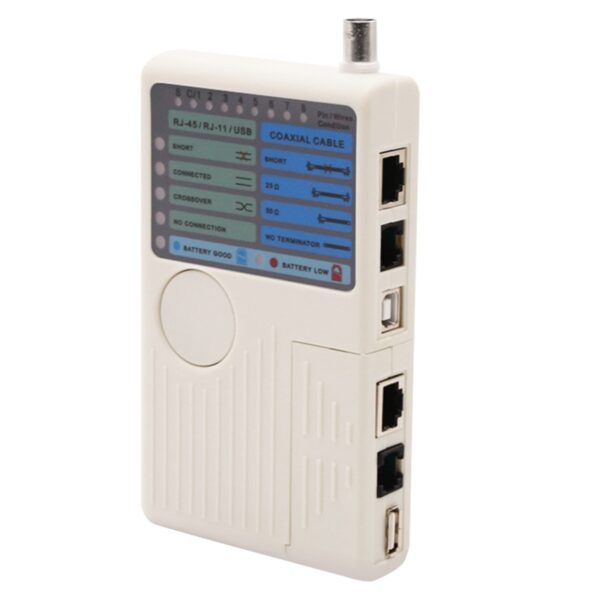 RJ11 RJ45 USB BNC LAN Network Cable Tester Remote LAN Cables Tracker Detector 4 in 1 Fast Tester Tool 1