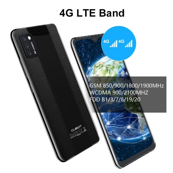 Cubot Note 7 Smartphone Triple Camera 13MP 4G LTE 5.5 Inch Screen 3100mAh Android 10 Dual SIM Card mobile phone Face Unlock 2
