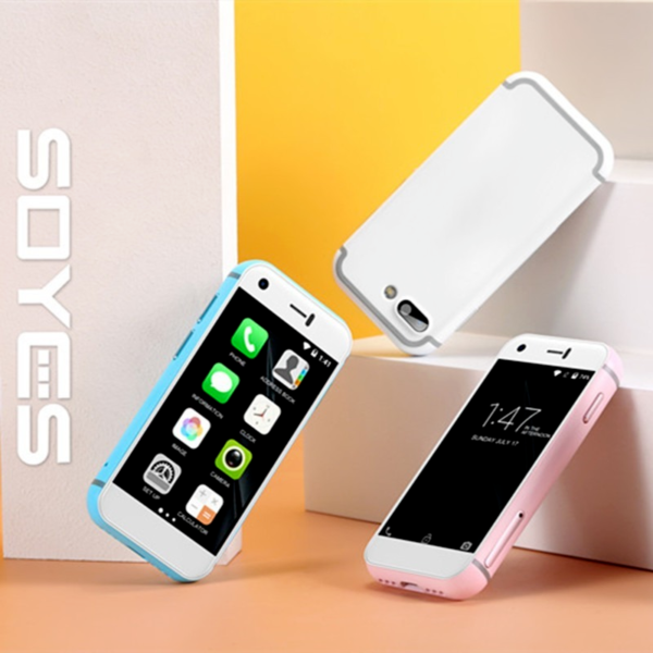 Original SOYES 7S Mini Android Smart Phone With 2.54" High Resolution Screen Quan Core 1GB RAM 8GB ROM 5.0MP Dual SIM Cute Phone 5