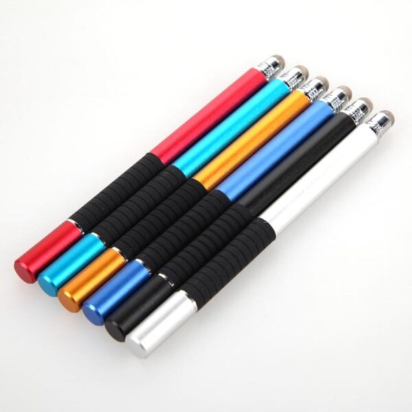 2 in 1 Pen Multifunction Fine Point Round Thin Tip Touch Screen Pen Capacitive Stylus Pen For Smart Phone Tablet For iPad iPhone 3