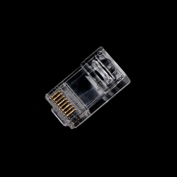 100Pcs RJ45 CAT6 8-Pin Modular Plugs UTP Unshielded Version With Loading Bar Dropshipping 4