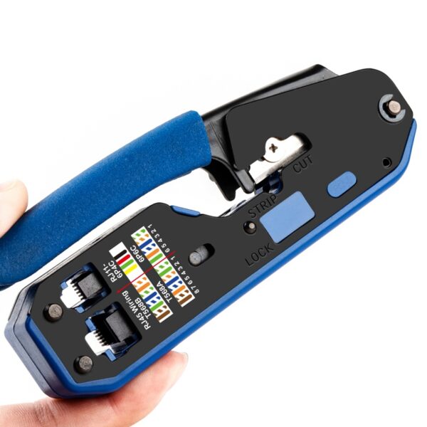 Rj45 Tool Network Crimper Cable Stripping Plier Stripper for Rj45 Cat6 Cat5E Cat5 Rj11 Rj12 Connector Ethernet  Cable Cutter 3