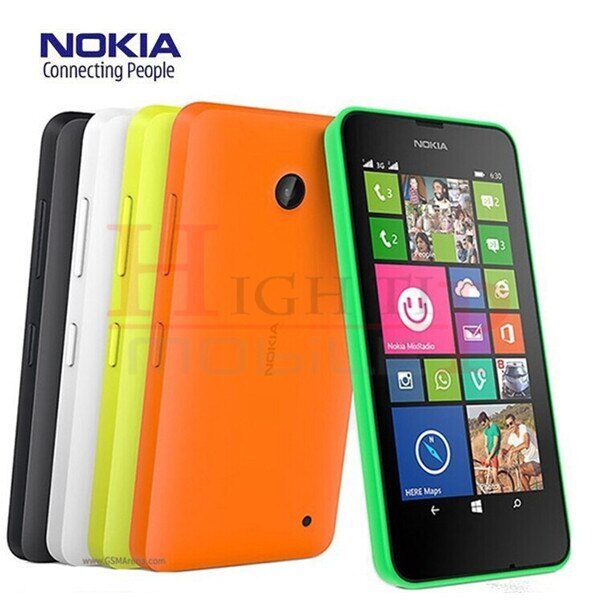 Dual Sim phone Refurbished Original Nokia Lumia 630 windows phone 8.1 Snapdragon 400 Quad Core 4.5 2