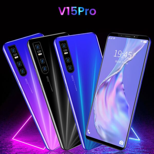 Cheapest Smart Phone Rugum V15 Pro 5.72 Inch Full Screen Smartphone Android 4.4 1GB RAM+8GB Unlocked Dual Sim Mobile Phone 2