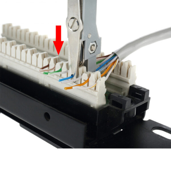 110 Wire Cutter Knife Telecom Pliers Krone LSA Punch Down Tool For Rj45 Keystone Jack Module Network Cable Telephone Patch Panel 5