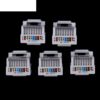 2pcs Tool-free CAT5E UTP network module RJ45 connector Information socket Computer Outlet cable adapter Keystone Jack FOR AMP - Image 2