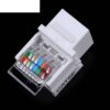 2pcs Tool-free CAT5E UTP network module RJ45 connector Information socket Computer Outlet cable adapter Keystone Jack FOR AMP - Image 6