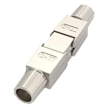 Cat7 Cable Extender Connection Adapter Connection Box RJ45 Lan Cable Extension Connector Fully Shielded Tool-Free Cat7 1