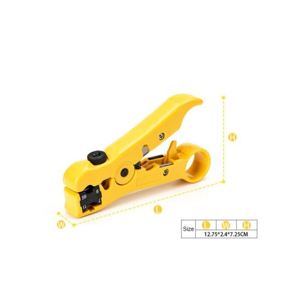 Wire Stripper Crimper Pliers Crimping Cutter Multi-function Electric Stripping Tools Cable Pliers For UTP STP RG59 RG6 RG7 RG11 5