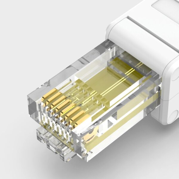 White RJ45 Tool-less Connector No Crimp Connectors Cat6 Connector Cat5e Connectors Cat5 Connectors 6