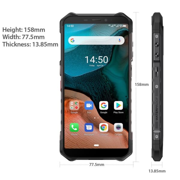 Smartphone Ulefone Armor X5 IP68/IP69K Rugged Shockproof Android 10.0 5000mAh Octa Core 5.5'' Dual SIM OTG NFC 3GB 32GB 4G LTE 5