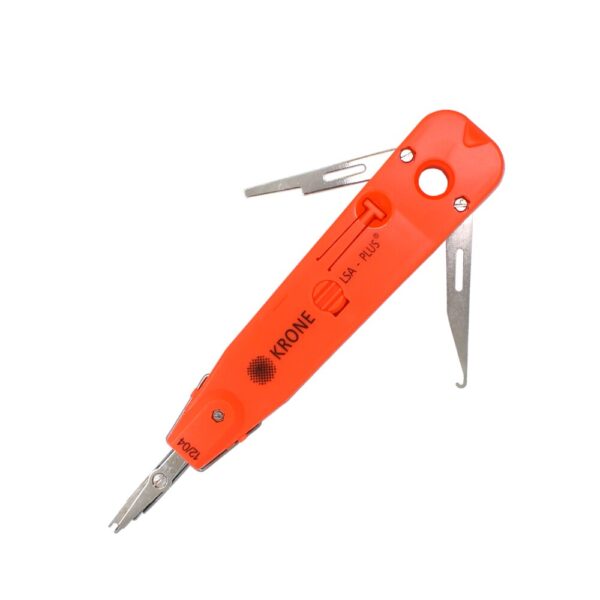 Red Original Krone Lsa-plus Telecom Phone Wire Cable RJ11 RJ45 Punch Down Network Tool Kit Professional 2