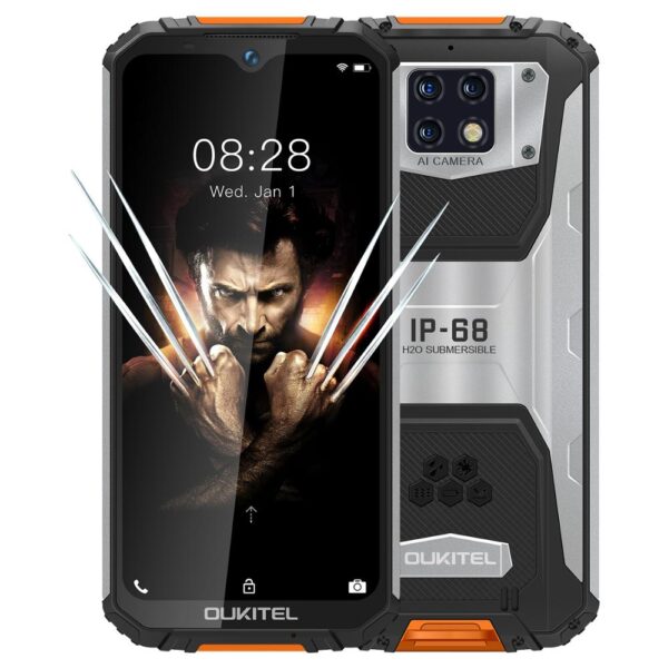 OUKITEL WP6 Ip68 Rugged Waterproof Smartphone MT6771T Octa Core 9V/2A 10000mAh Battery 48MP Triple Camera 6GB 128GB Mobile Phone 3