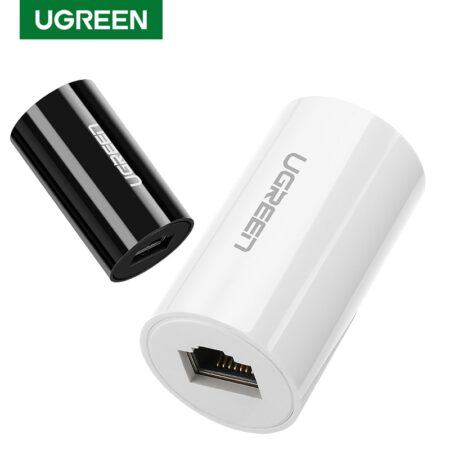 Ugreen RJ45 Ethernet Adapter 8P8C Female to Female Anti-Thunder Rj45 Connector Network Extension Cable Adapter Ethernet Cable 1