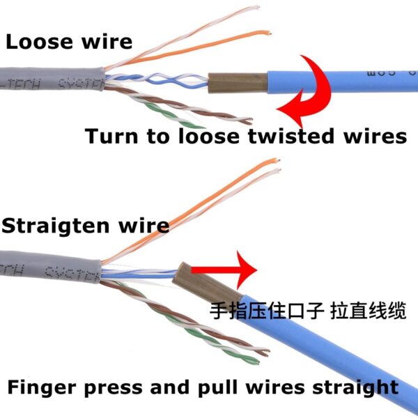 1PCS/4PCS/5/8/10PCS ReadStar Networking engineer tools Networking wire looser Ethermet cable looser twisted wire core separater 3