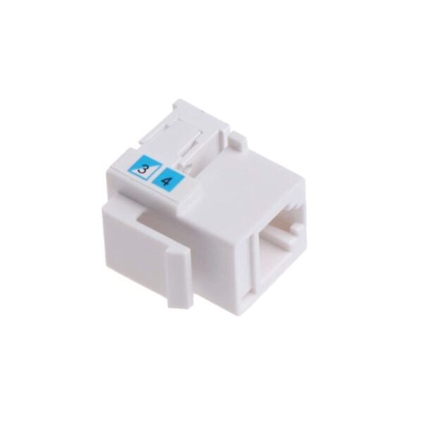 5Pcs Tool-free Telephone Module RJ11 Network CAT3 Voice Module Gold-plated Adapter Telephone Extender Keystone 3