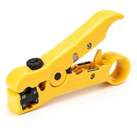 Wire Stripper Crimper Pliers Crimping Cutter Multi-function Electric Stripping Tools Cable Pliers For UTP STP RG59 RG6 RG7 RG11 1