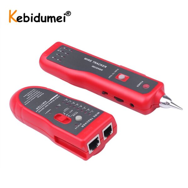 Network LAN Cable Tester Cat5e Cat6 RJ45 UTP STP Detector Line Finder Telephone Wire Tracker Tracer Diagnose Tone Tool Kit 2