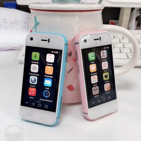 Original SOYES 7S Mini Android Smart Phone With 2.54" High Resolution Screen Quan Core 1GB RAM 8GB ROM 5.0MP Dual SIM Cute Phone 2
