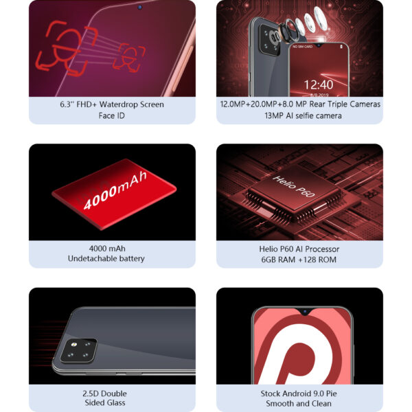 Cubot X20 Pro 6GB+128GB AI Mode Triple Camera 6.3 2