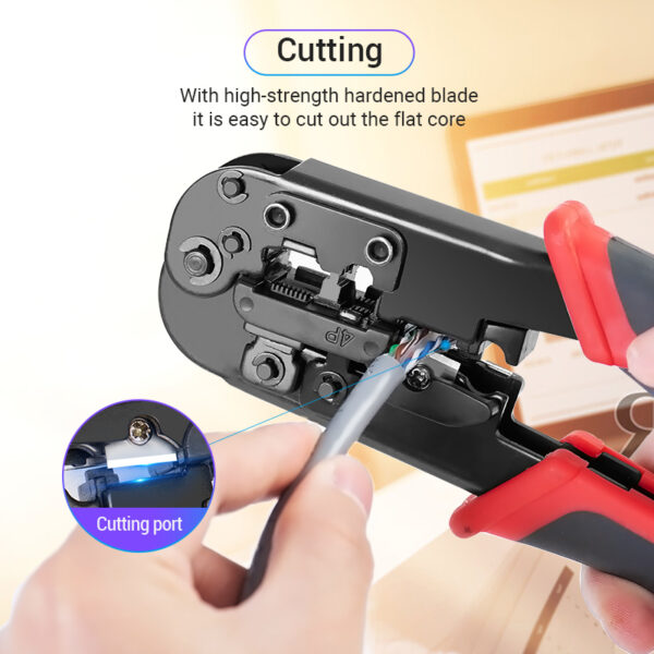 Vention RJ45 Crimping Tool RJ45 Network Cutting Tools 8P RJ45 Crimper Cutter Stripper Plier for Modular RJ12 RJ11 Crimp Crimper 5
