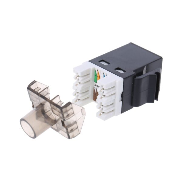 2Pcs UTP CAT6 Network Module RJ45 Connector Cable Adapter Keystone Jack 6