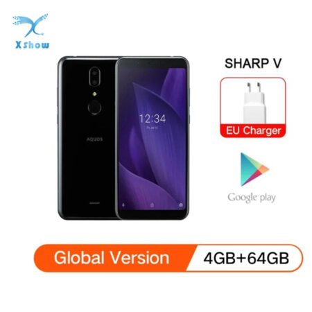 Sharp AQUOS V Global Version Smartphone 4GB RAM 64GB ROM 5.9 Inch 13MP Dual Rear Cameras Android 9 Cellphone 4G Mobile phone 1