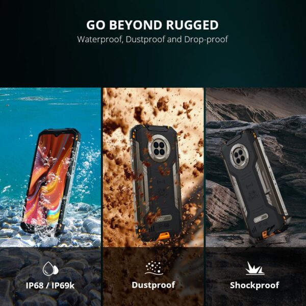 DOOGEE S96 Pro mobile phone Smartphone 48MP Round Quad Camera 20MP Infrared Night Vision Helio G90 Octa Core 8GB+128GB 6350mAh 2