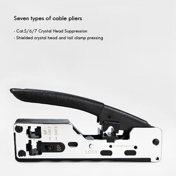 Rj45 Tool Network Cable Crimper for Rj45 Cat7 Cat6A Cat6 Cat5 Rj11 Rj12 Connector Crimper Pliers Tools 3