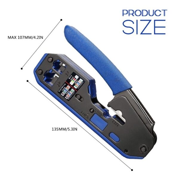 Rj45 Tool Network Crimper Cable Stripping Plier Stripper for Rj45 Cat6 Cat5E Cat5 Rj11 Rj12 Connector 6