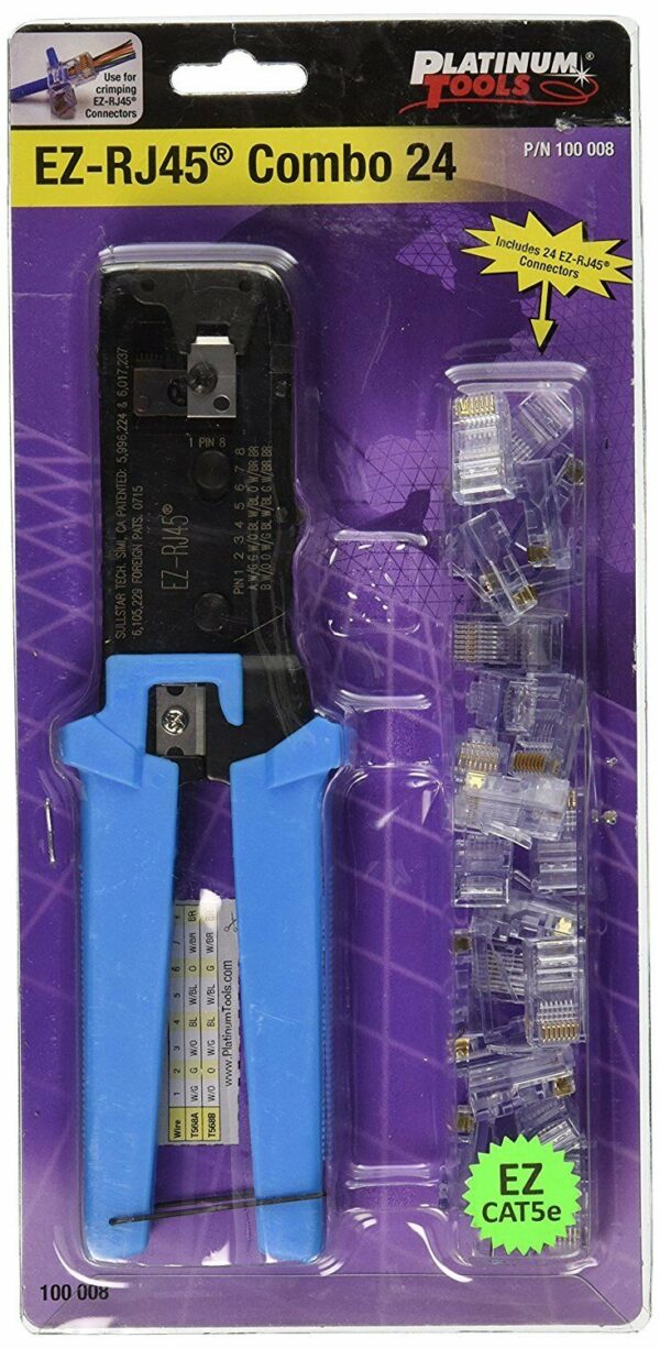 Platinum Tools 100008 EZ-RJ45 Combo Pack