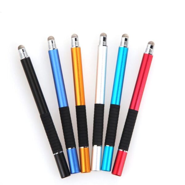 2 in 1 Multifunction Fine Point Round Thin Tip Touch Screen Pen Capacitive Stylus Pen For Smart Phone Tablet For iPad For iPhone 1