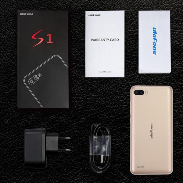 Ulefone S1 Android 8.1 Smartphone MT6580 Quad Core 5.5''HD 8MP 1GB RAM 8GB ROM 3000mAh 3G WCDMA Face ID Cheap Mobile Phone 6